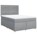 Pat continental, gri deschis, 140x200 cm, material textil - WALTI WALTI