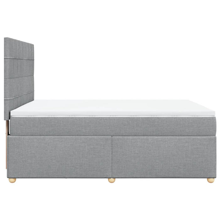 Pat continental, gri deschis, 140x200 cm, material textil - WALTI WALTI