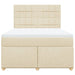 Pat continental cu saltea, crem, 140x200 cm, material textil - WALTI WALTI