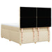 Pat continental cu saltea, crem, 140x200 cm, material textil - WALTI WALTI