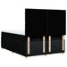 Pat box spring cu saltea, negru, 140x200 cm, textil - WALTI WALTI