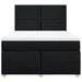 Pat box spring cu saltea, negru, 160x200 cm, textil - WALTI WALTI