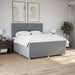 Pat continental, gri deschis, 180x200 cm, material textil - WALTI WALTI