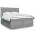 Pat continental, gri deschis, 180x200 cm, material textil - WALTI WALTI