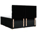 Pat box spring cu saltea, negru, 180x200 cm, catifea - WALTI WALTI