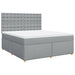 Pat continental, gri deschis, 180x200 cm, material textil - WALTI WALTI