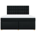 Pat box spring cu saltea, negru, 180x200 cm, catifea - WALTI WALTI