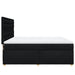Pat box spring cu saltea, negru, 180x200 cm, catifea - WALTI WALTI