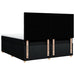 Pat box spring cu saltea, negru, 180x200 cm, catifea - WALTI WALTI