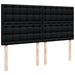 Pat box spring cu saltea, negru, 180x200 cm, catifea - WALTI WALTI