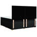 Pat box spring cu saltea, negru, 200x200 cm, textil - WALTI WALTI