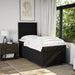 Pat box spring cu saltea, negru, 80x200 cm, textil - WALTI WALTI