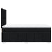 Pat box spring cu saltea, negru, 90x190 cm, textil - WALTI WALTI