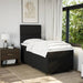 Pat box spring cu saltea, negru, 90x190 cm, textil - WALTI WALTI