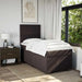 Pat box spring cu saltea, maro închis, 90x200 cm, textil - WALTI WALTI
