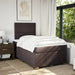 Pat box spring cu saltea, maro închis, 120x190 cm, textil - WALTI WALTI