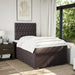 Pat box spring cu saltea, maro închis, 120x190 cm, textil - WALTI WALTI