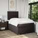 Pat box spring cu saltea, maro închis, 120x190 cm, textil - WALTI WALTI