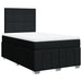 Pat box spring cu saltea, negru, 120x200 cm, textil - WALTI WALTI