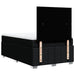 Pat box spring cu saltea, negru, 120x200 cm, textil - WALTI WALTI