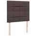 Pat box spring cu saltea, maro închis, 120x200 cm, textil - WALTI WALTI