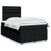 Pat box spring cu saltea, negru, 120x200 cm, textil - WALTI WALTI