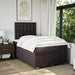 Pat box spring cu saltea, maro închis, 120x200 cm, textil - WALTI WALTI
