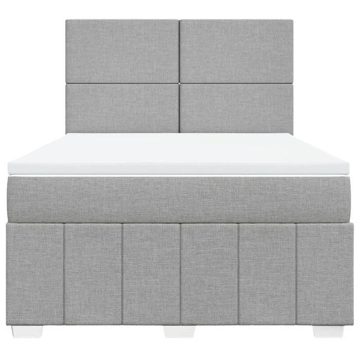 Pat continental, gri deschis, 140x200 cm, material textil - WALTI WALTI