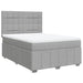 Pat continental, gri deschis, 140x200 cm, material textil - WALTI WALTI