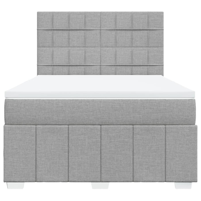 Pat continental, gri deschis, 140x200 cm, material textil - WALTI WALTI