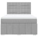 Pat continental, gri deschis, 140x200 cm, material textil - WALTI WALTI