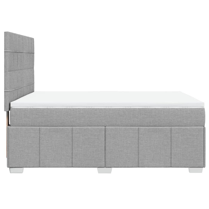 Pat continental, gri deschis, 140x200 cm, material textil - WALTI WALTI