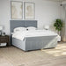 Pat continental, gri deschis, 180x200 cm, material textil - WALTI WALTI