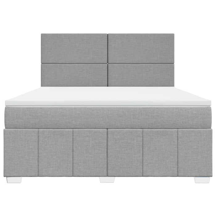 Pat continental, gri deschis, 180x200 cm, material textil - WALTI WALTI