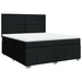 Pat box spring cu saltea, negru, 180x200 cm, catifea - WALTI WALTI