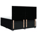 Pat box spring cu saltea, negru, 180x200 cm, catifea - WALTI WALTI