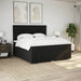 Pat box spring cu saltea, negru, 180x200 cm, catifea - WALTI WALTI