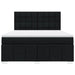 Pat box spring cu saltea, negru, 180x200 cm, catifea - WALTI WALTI