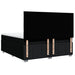 Pat box spring cu saltea, negru, 180x200 cm, catifea - WALTI WALTI