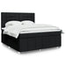 Pat box spring cu saltea, negru, 180x200 cm, catifea - WALTI WALTI