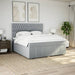 Pat continental, gri deschis, 180x200 cm, material textil - WALTI WALTI