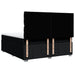 Pat box spring cu saltea, negru, 180x200 cm, catifea - WALTI WALTI
