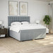 Pat continental, gri deschis, 180x200 cm, material textil - WALTI WALTI
