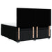 Pat box spring cu saltea, negru, 180x200 cm, catifea - WALTI WALTI