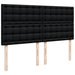 Pat box spring cu saltea, negru, 180x200 cm, catifea - WALTI WALTI