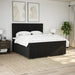 Pat box spring cu saltea, negru, 200x200 cm, textil - WALTI WALTI
