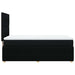 Pat box spring cu saltea, negru, 80x200 cm, textil - WALTI WALTI