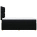 Pat box spring cu saltea, negru, 90x190 cm, textil - WALTI WALTI