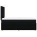 Pat box spring cu saltea, negru, 90x200 cm, textil - WALTI WALTI
