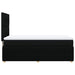 Pat box spring cu saltea, negru, 100x200 cm, textil - WALTI WALTI